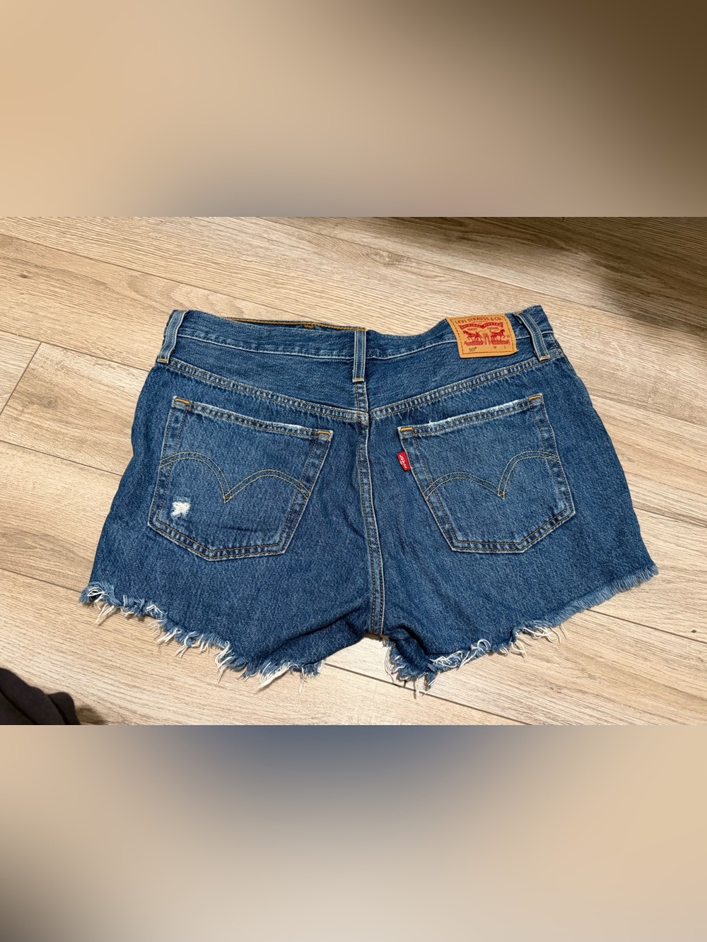 Levi's Dark Blue Denim Shorts